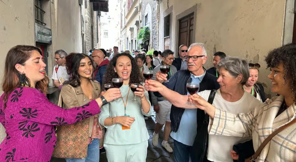 Streetfoodwandeling met Toscaanse wijn en lokale gids in Florence in Florence